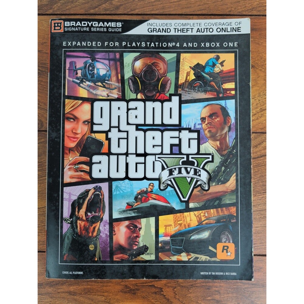 Grand Theft Auto GTA V 5 Brady Signature Series Guide Online PS4 XBOX ONE Book